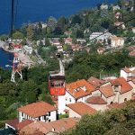 Cable car above Stresa. Image from wikipedia commons