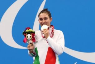 Gilli wins gold in the pool for Italy at the Paralympics