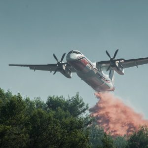 Wildfires cause death of man as 7 Canadair planes deployed