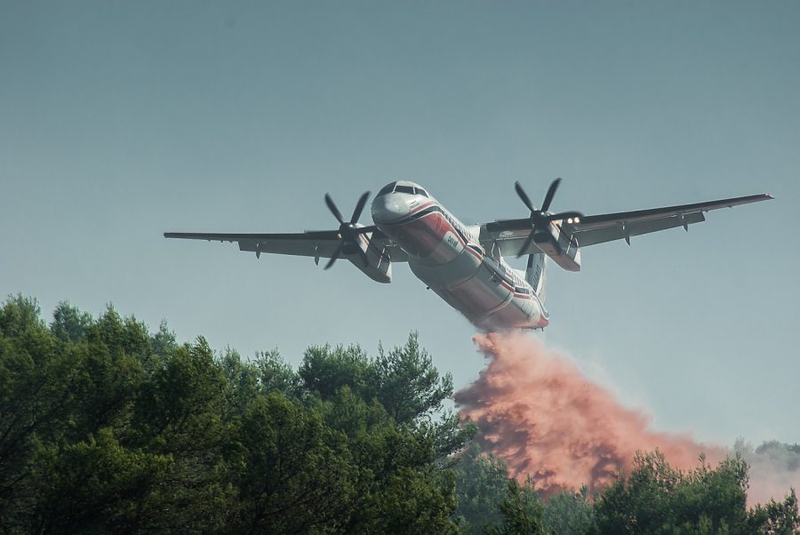 Wildfires cause death of man as 7 Canadair planes deployed
