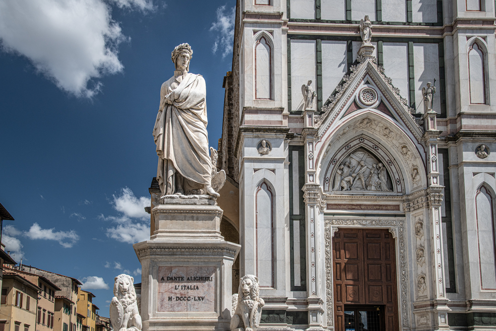 Statue of Dante in Florence