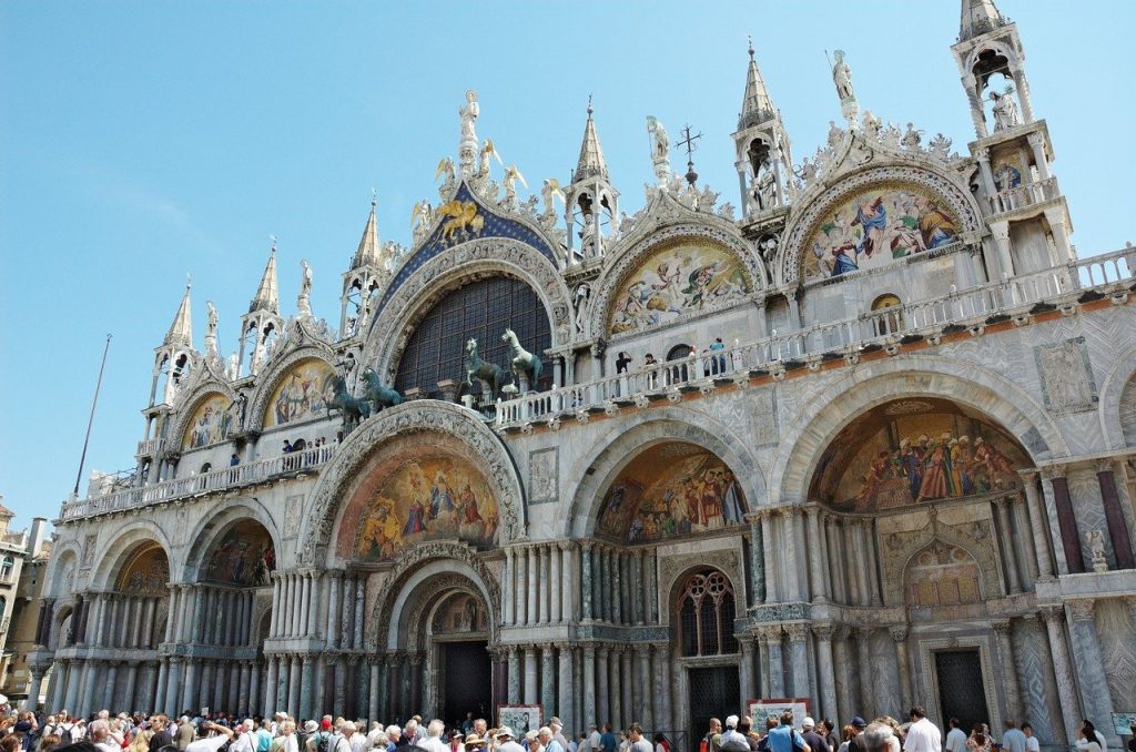 St Mark's basilica, Venice. One of the best cathedrals in Italy
