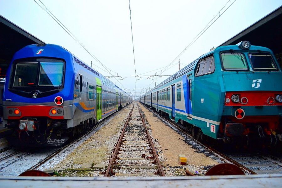 Trains in Venice - public transport