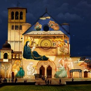 Assisi to project Giotto frescoes on Basilica walls