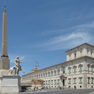 Quirinale Palazzo scene of the Italian presidential ballot