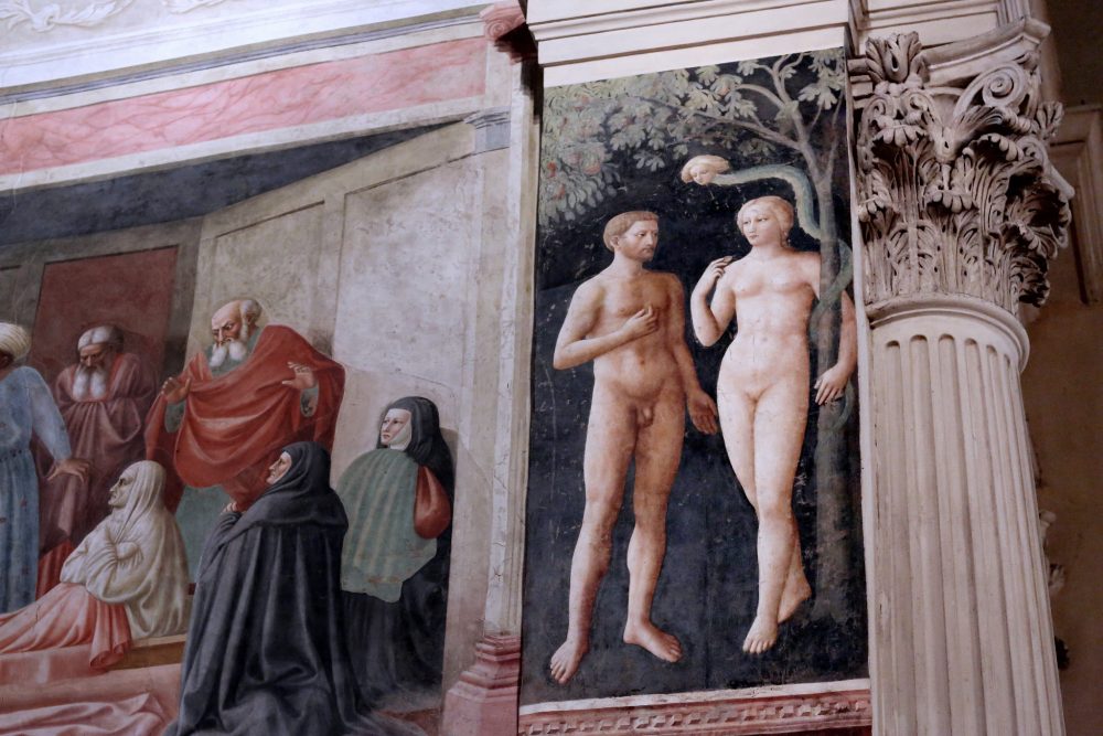 Adam and Eve Brancacci Chape, Florence. Image courtesy of jean louis mazieres via Flickr under creative commons license