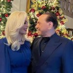 Berlusconi, with girlfriend, aims to be Italy's president. Image: Facebook