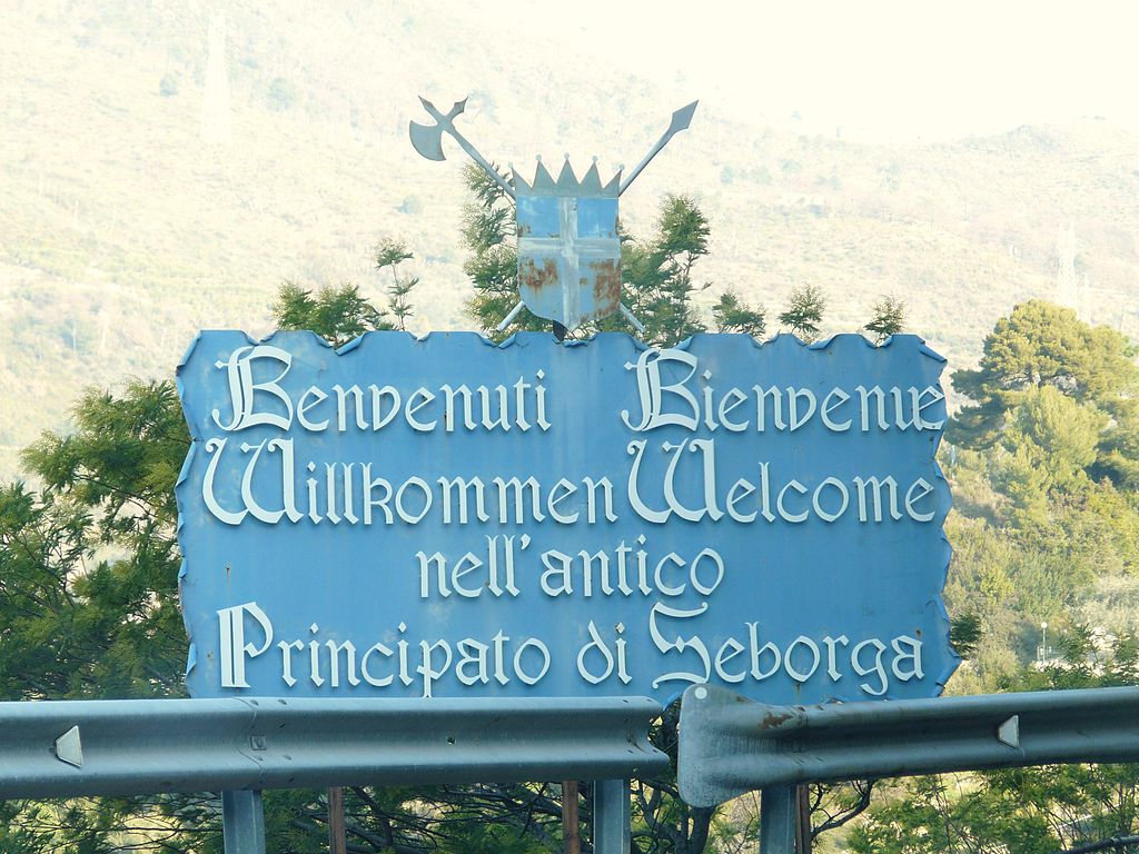 Welcome to Seborga sign
