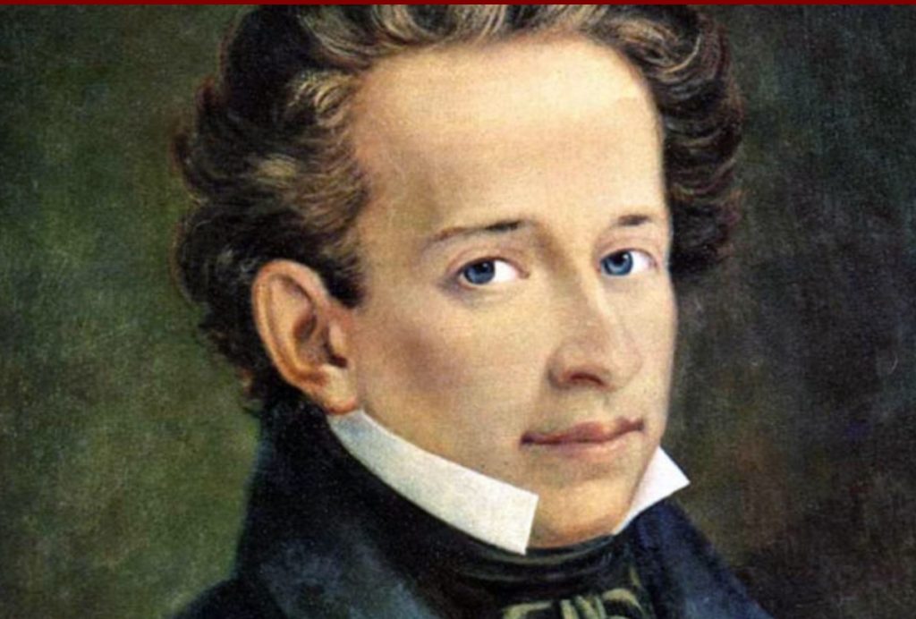 Giacomo Leopardi considered Italy's greatest poet after Dante.