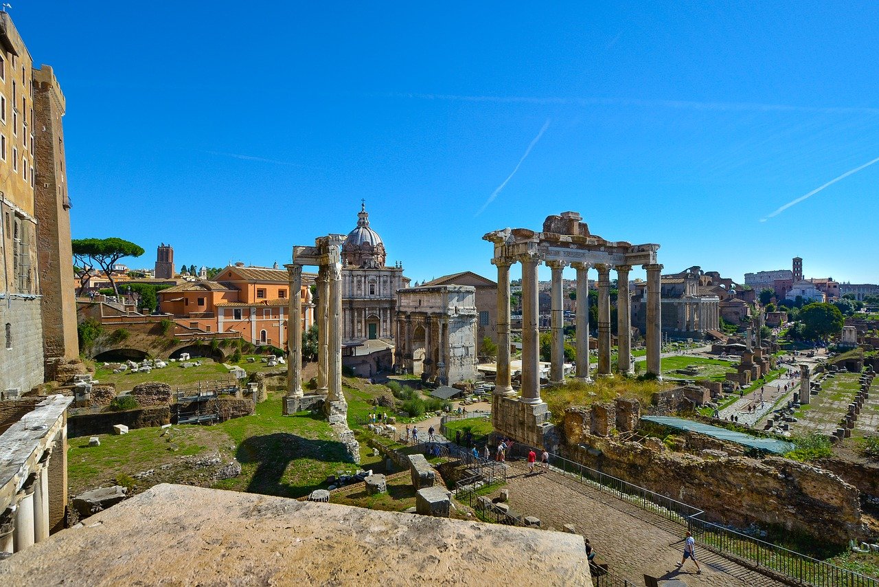 Forum Rome Google Street View popular cultural site