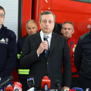 Marmolada avalanche - Draghi visits rescue centre after glacier collapse