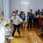 Cimate protesters at Uffizi