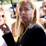 Meloni at Coldiretti event Milan 11020 Rossella Papetti/AGF/Shutterstock