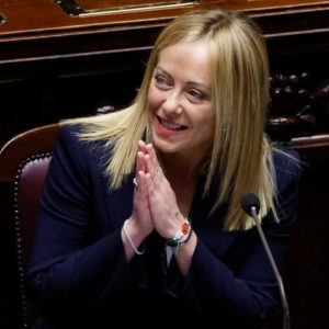 New Italian Prime Minister meloni keynote speech
