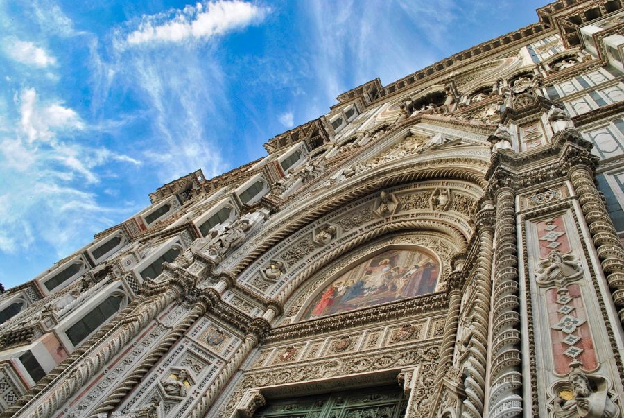 Florence duomo facade restoration unveils new colours