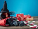 La Befana with her coal and candy