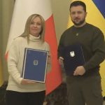 Meloni visits Bucha in Ukraine and lends Italy's continuing support to Ukraine against the Russian invasion.