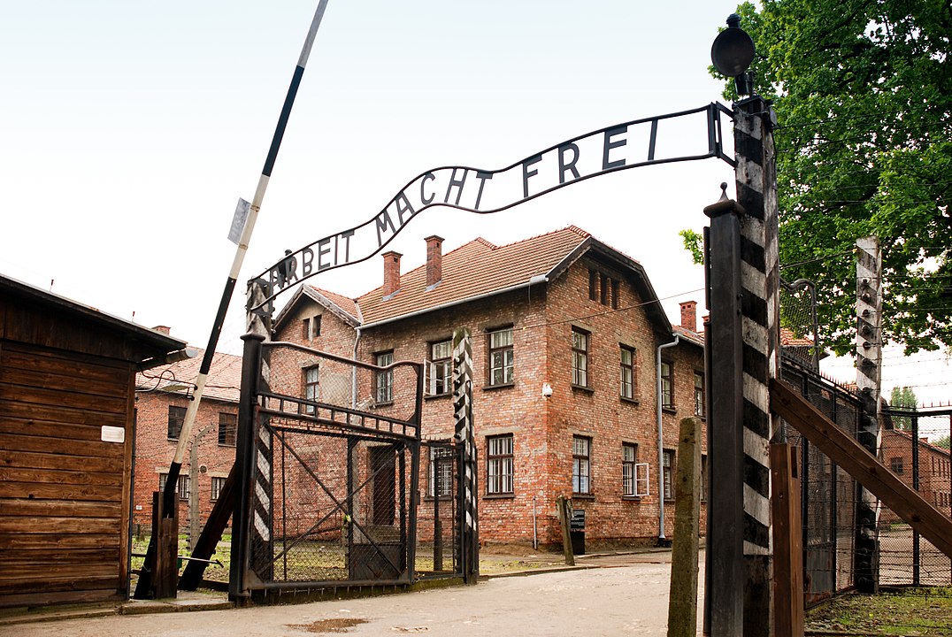 Auschwitz - described by Mattarella as a huge cemetery without graves.