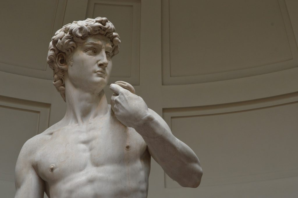 Michelangelo's David in Galleria dell' Accademia - one of the best things to do in Florence