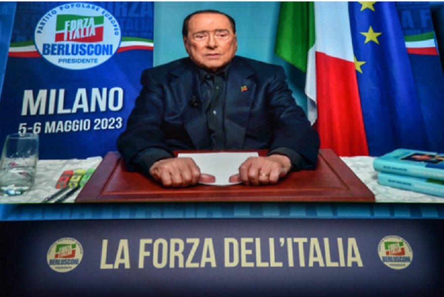 Berlusconi addresses FI conference with video address