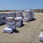 record. cocaine haul seized in Sicilian waters. Image taken from Guardia di Finanzia video of the seizure.