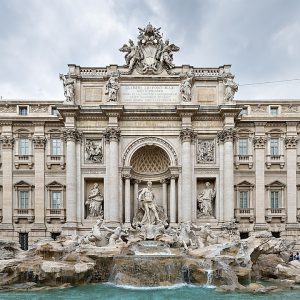 The Trevi Fountain in Rome. By Diliff - Own work, CC BY 3.0, https://commons.wikimedia.org/w/index.php?curid=3943681