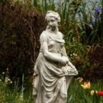 Domina, the 150-year-old statue destroyed by tourists- The statue sits in a fountain.