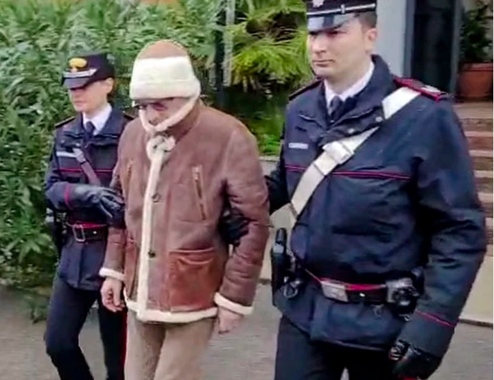 Messina Denaro when he was arrested in january 2023 after 30 years on the run