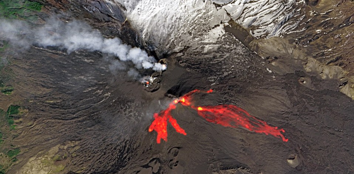 Image showing lava during Mount Etna eruption