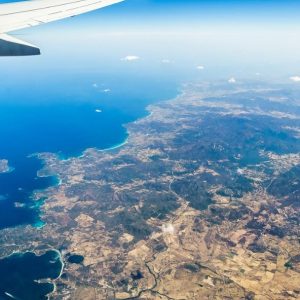 Sardinia from the air