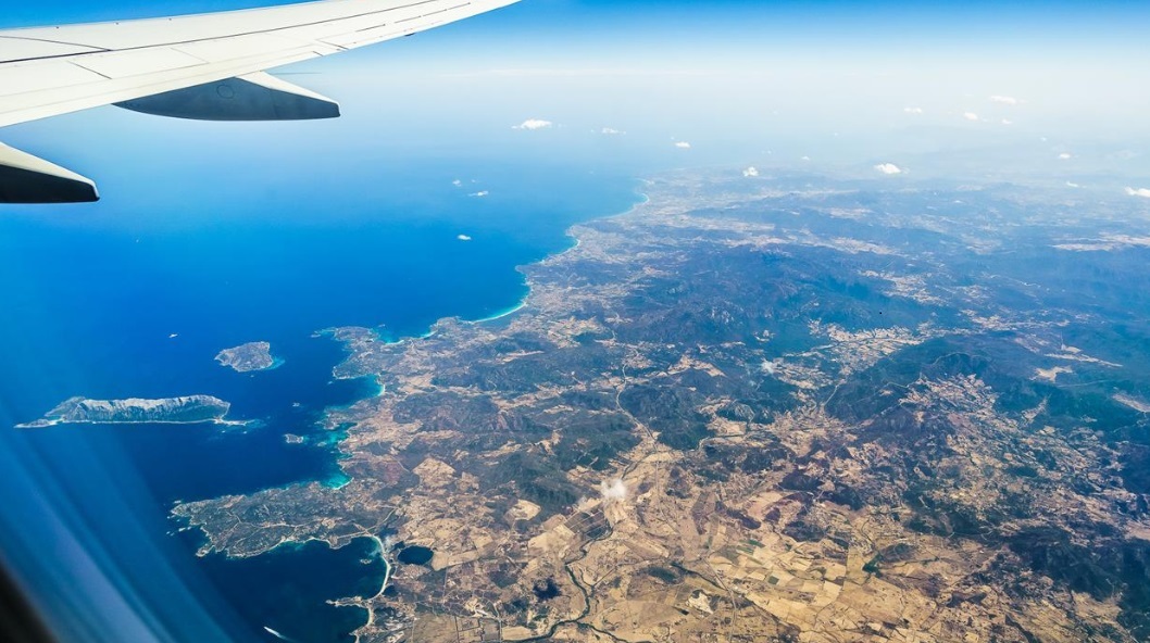 Sardinia from the air