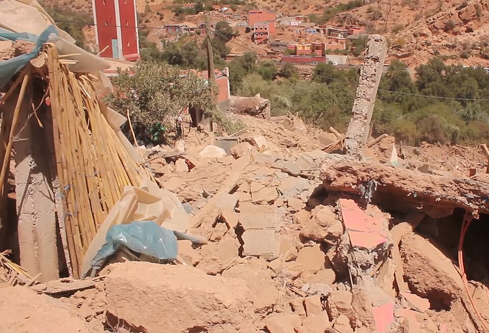 Earthquake_impact_in_Tizi_N'Test_10 alyaoum24, CC BY 3.0 , via Wikimedia Commons