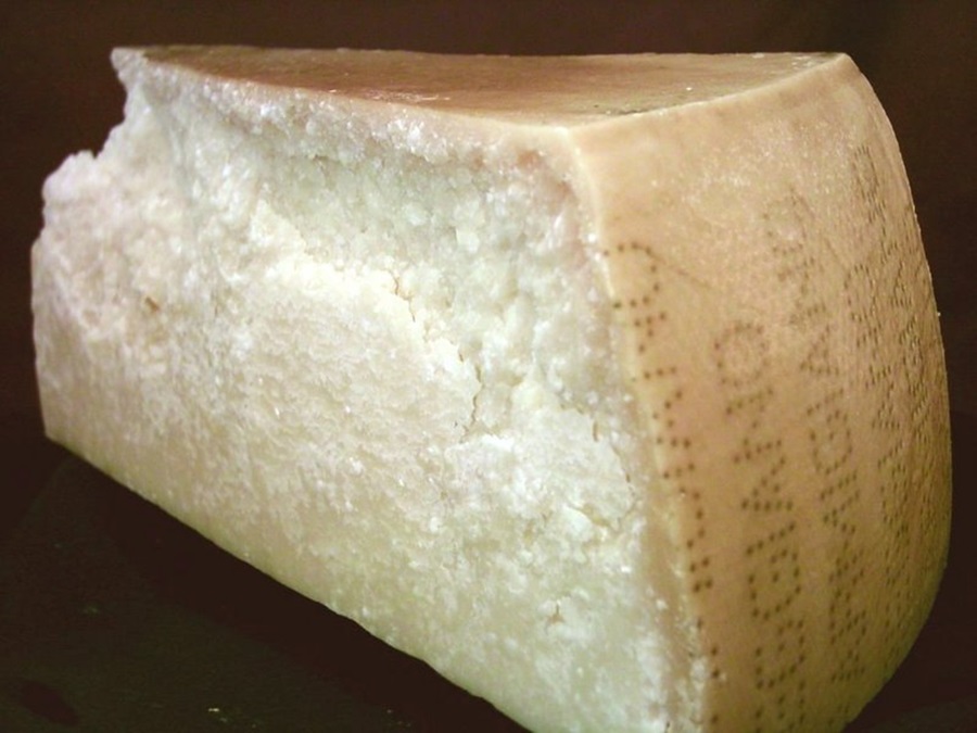 A Parmesan, pictured, was Italy's top cheese at the 2023 World Cheese Awards
