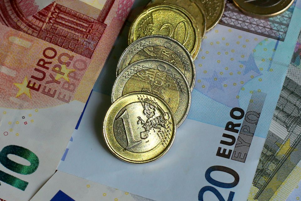 Image of euro notes and coins