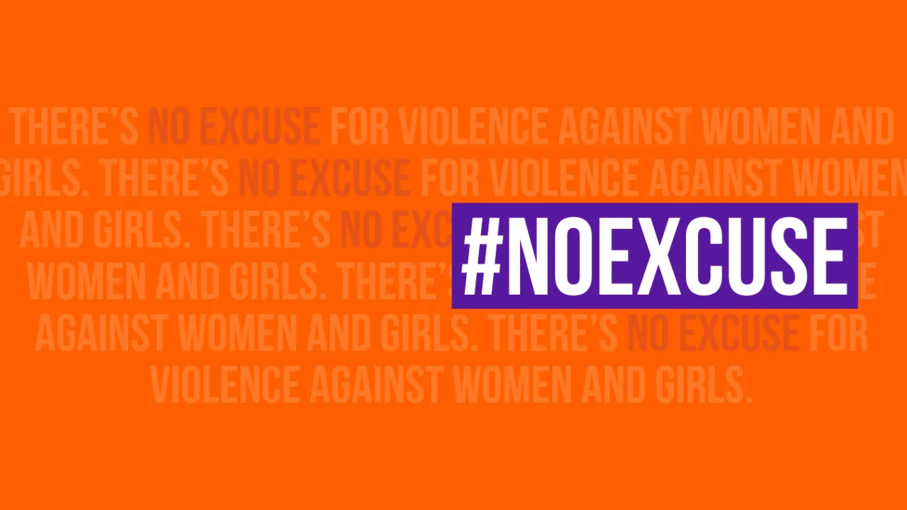 No excuse for violence against women