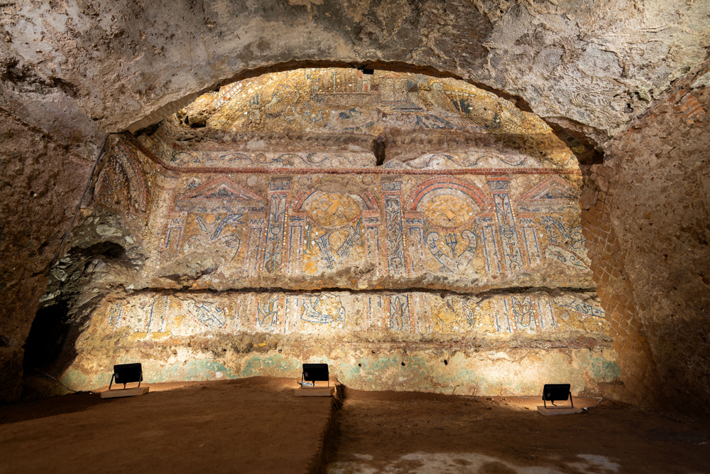 Mosaic in Rome domus, one of the most significant archaeological finds of 2023
