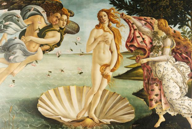 The Birth of Venus by Sandro Botticelli in the Uffizi