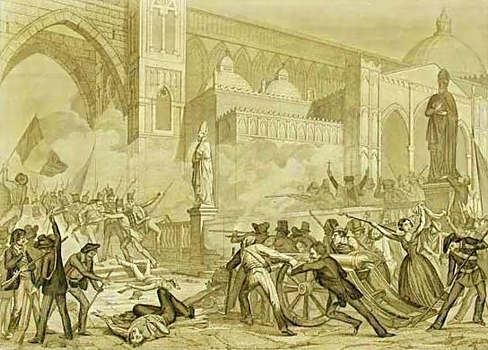Sanesi - La rivoluzione di Palermo-12 gennaio 1848 - ca. 1850.jpg