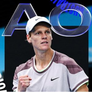 Sinner wins Aus Open 2024. Image: extract from ATP Tour X (Twitter) post