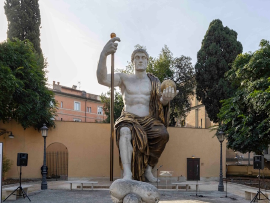 Replica of Colossus of Constantine in Rome's Capitoline Museums. Image courtesy of Capitoline Museums.
