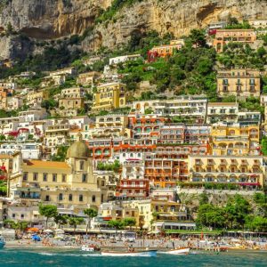 Positano on Amalfi Coast Creator: Pexels under creative commons license