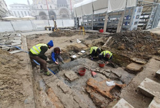 Skeletons found in tomb under St Mark's Square in Venice
