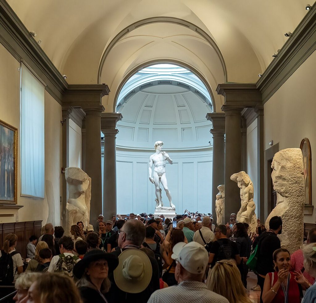 Inside the Accademia, October 2023. Image by Rhododendrites via Wikipedia under Creative License