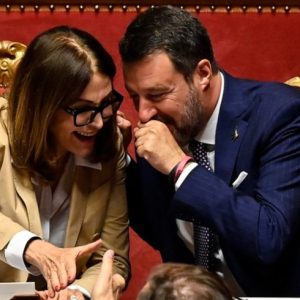 No-confidence votes against Santanche and Salvini, pictured, thi week