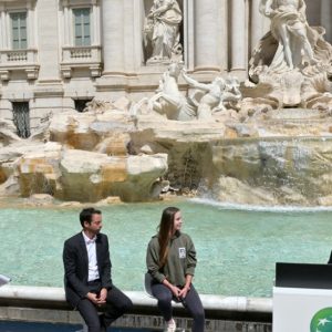 Italian Open draws took place at Trevi Fountain