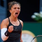 Sara errani won her first match in Rome in 9 years on day 2 of the Italian Open