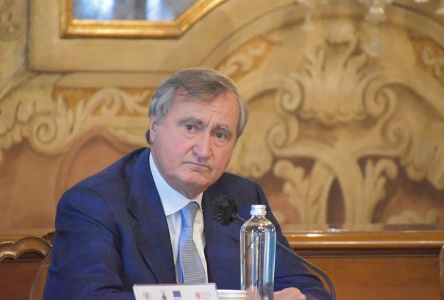 Venice Mayor Luigi Brugnaro accused of corruption. Image: By Comune di Venezia - https://www.comune.venezia.it/it/content/02122021-incontriamoci-venezia-parlare-futuro-delleuropa, CC BY 3.0, https://commons.wikimedia.org/w/index.php?curid=122819211