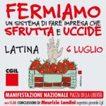 CGIL rally in Latina protesting for better protection of off-book workers. Image courtesy of CGIL