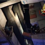 balcony collapse Scampia. Image courtesy of Vigili del Fuoco