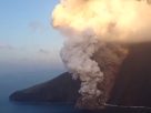 Etna eruption with lava and ash - still from video di Vigili del Fuoco on X